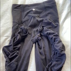 Lululemon leggings with ruffled legs